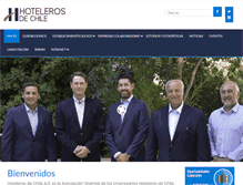 Tablet Screenshot of hoteleros.cl